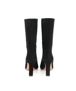 Bottes TAMARA Veau Velours Noir