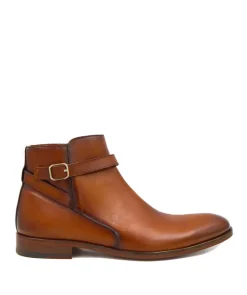 Bottines ELTHON Marron Patiné