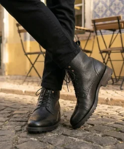 Bottines ERNESTO Grainé Noir
