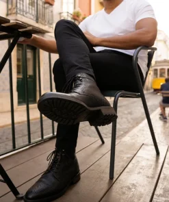Bottines ERNESTO Grainé Noir