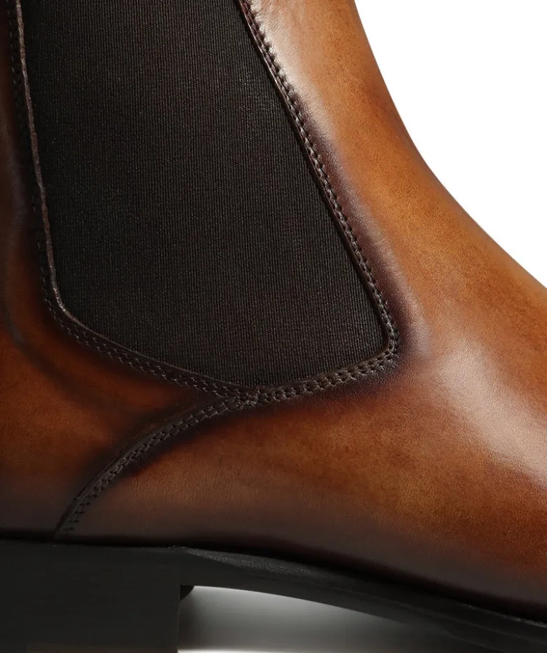 Bottines FIRENZE Marron Patiné