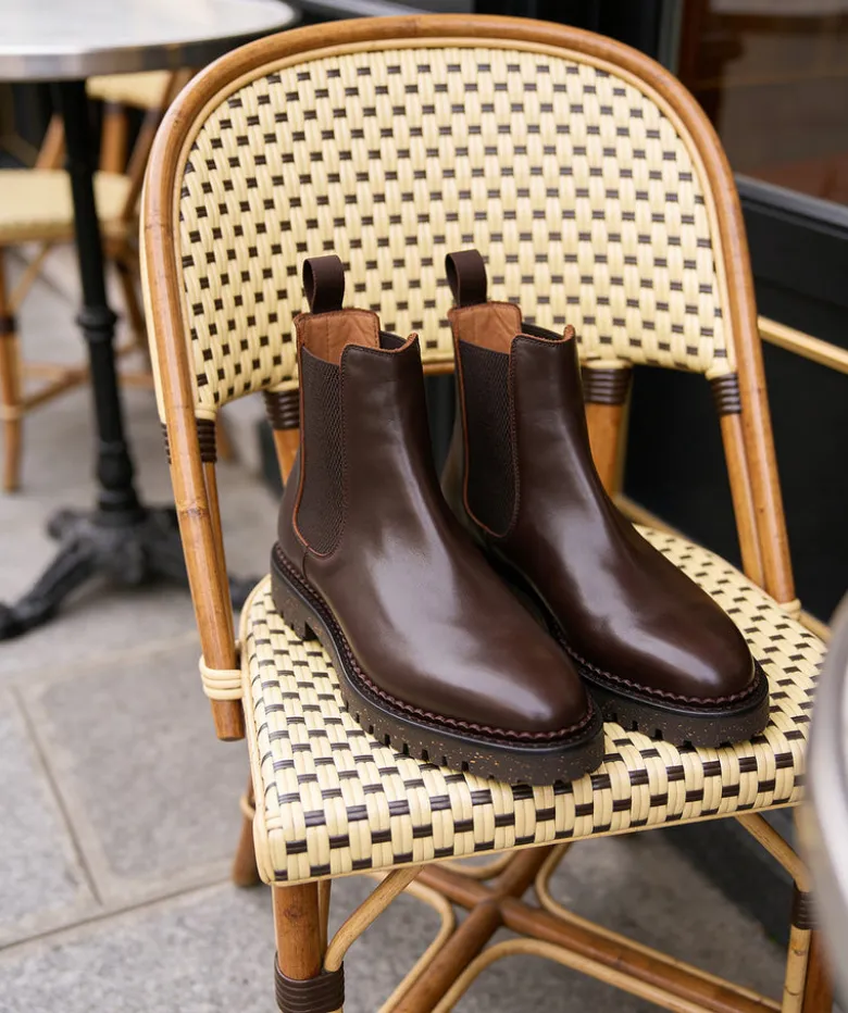 Bottines FULHAM Marron