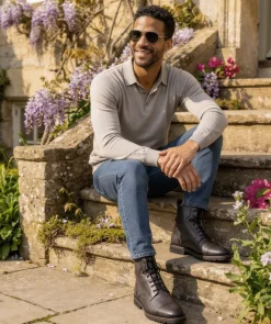 Bottines POWELL Gris Patiné
