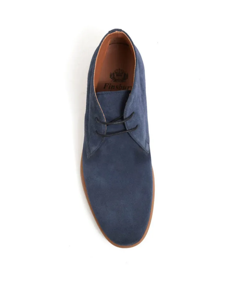 Bottines SAHARA Daim Bleu