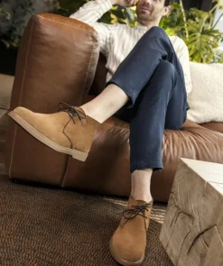 Bottines SAHARA Daim Camel
