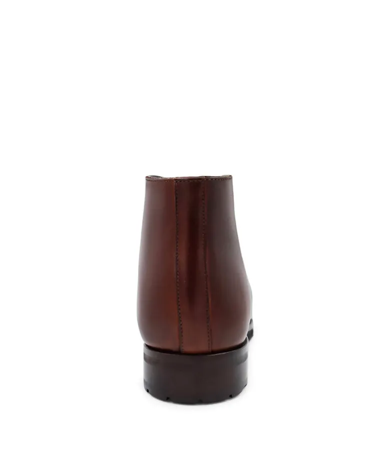Bottines TOMASO Marron Patiné