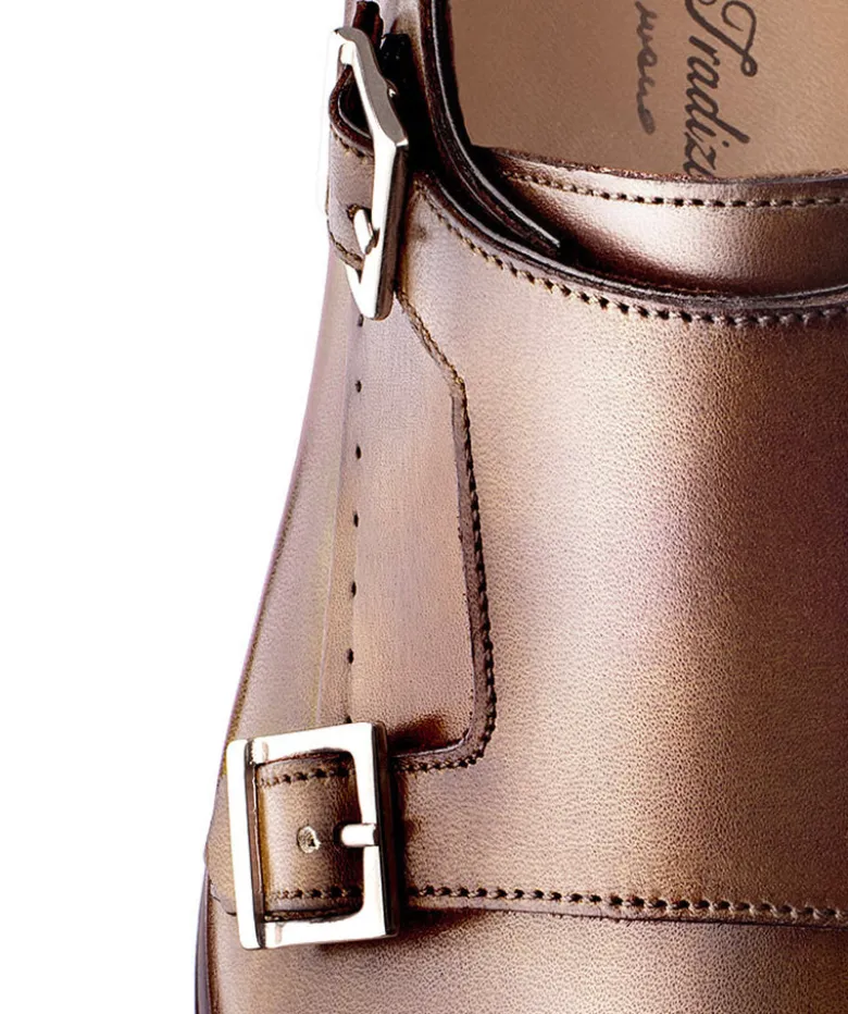 Boucles FELICIANO Marron Patiné