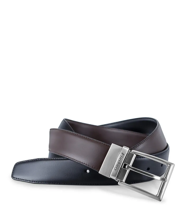 Ceinture Cuir Noir et Marron Réversible
