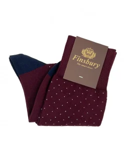 Chaussettes Bordeaux Marine