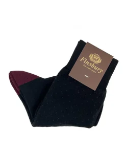 Chaussettes Noir Bordeaux