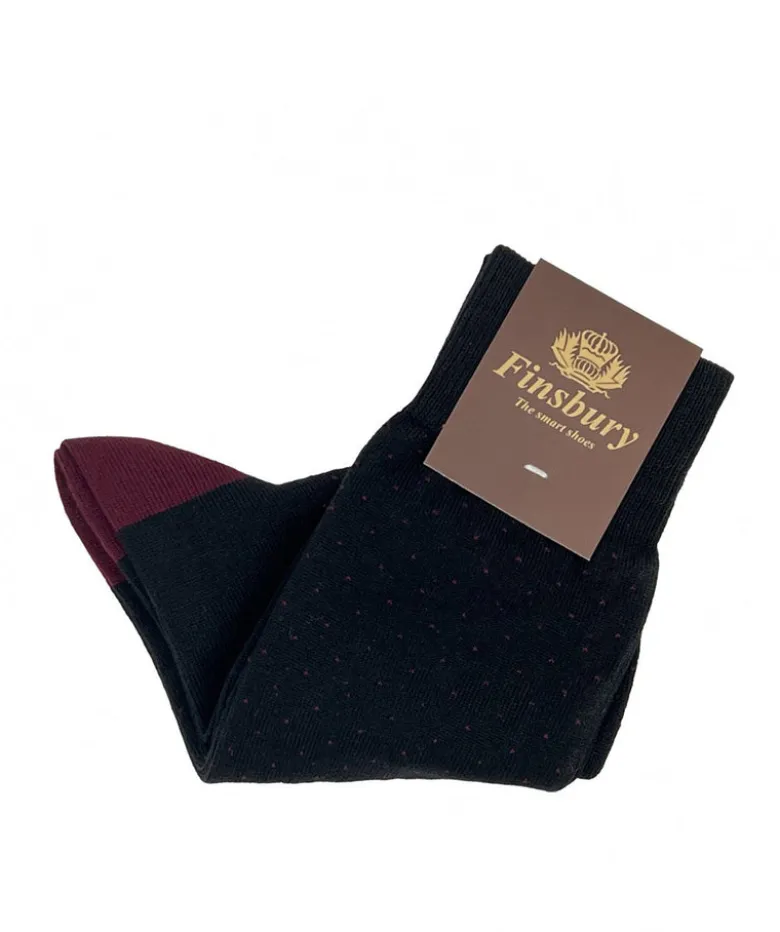 Chaussettes Noir Bordeaux
