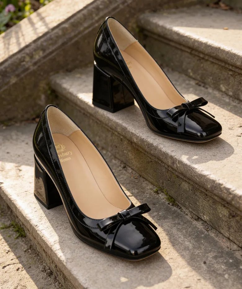 Escarpins CARLA Vernis Noir