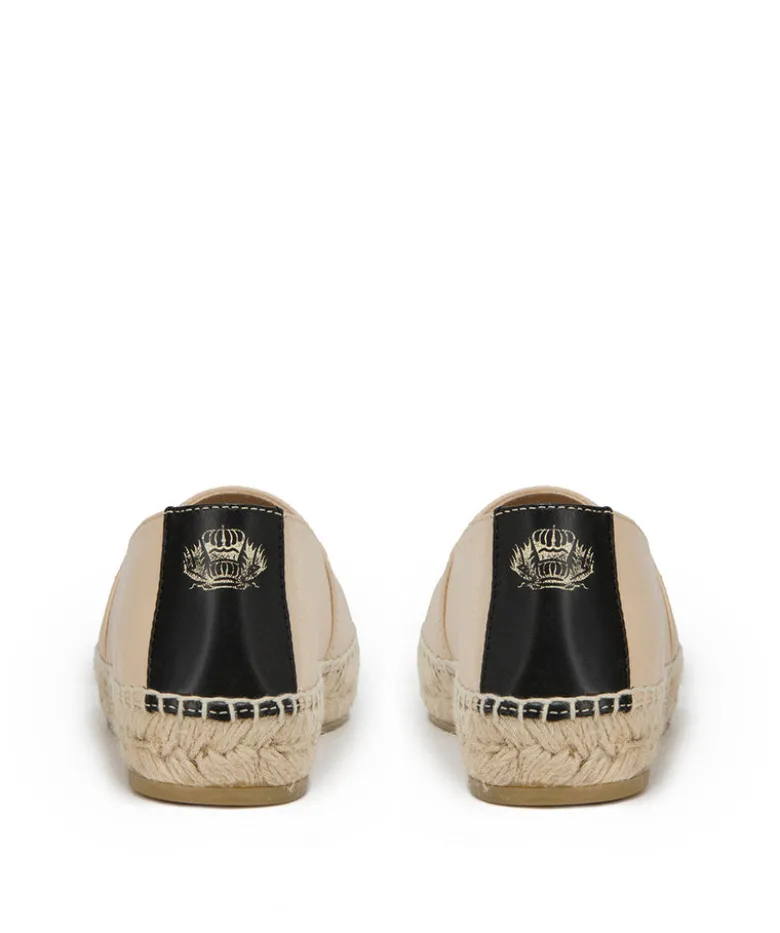 Espadrille IZIA Beige et Noir