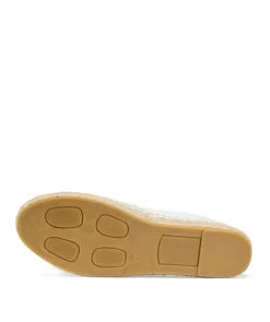 Espadrille IZIA Blanc et Or