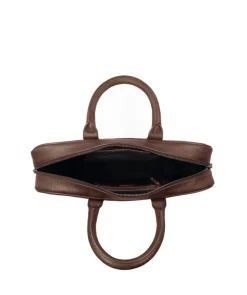 Mallette Grainée Marron Foncé