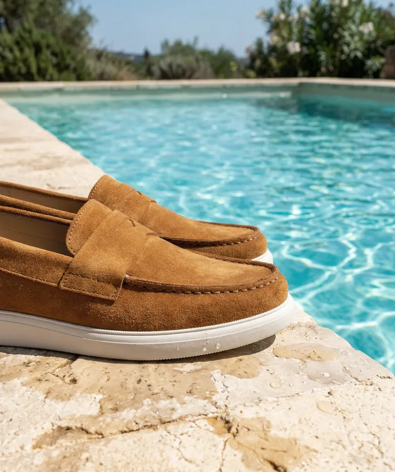 Mocassin ACAPULCO Veau Velours Whisky