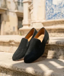 Mocassin BELEM Veau Velours Noir
