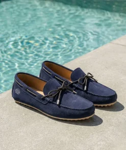 Mocassin CANCUN Daim Marine