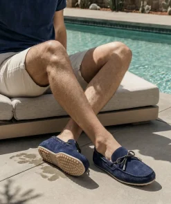 Mocassin CANCUN Daim Marine