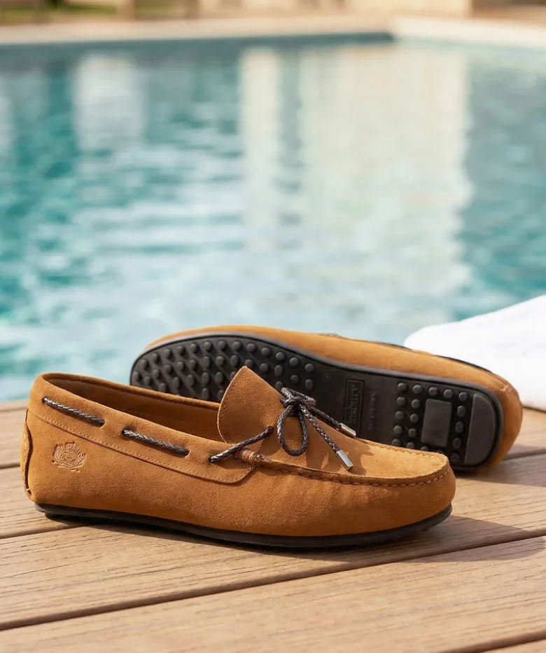 Mocassin CANCUN Daim Tabac