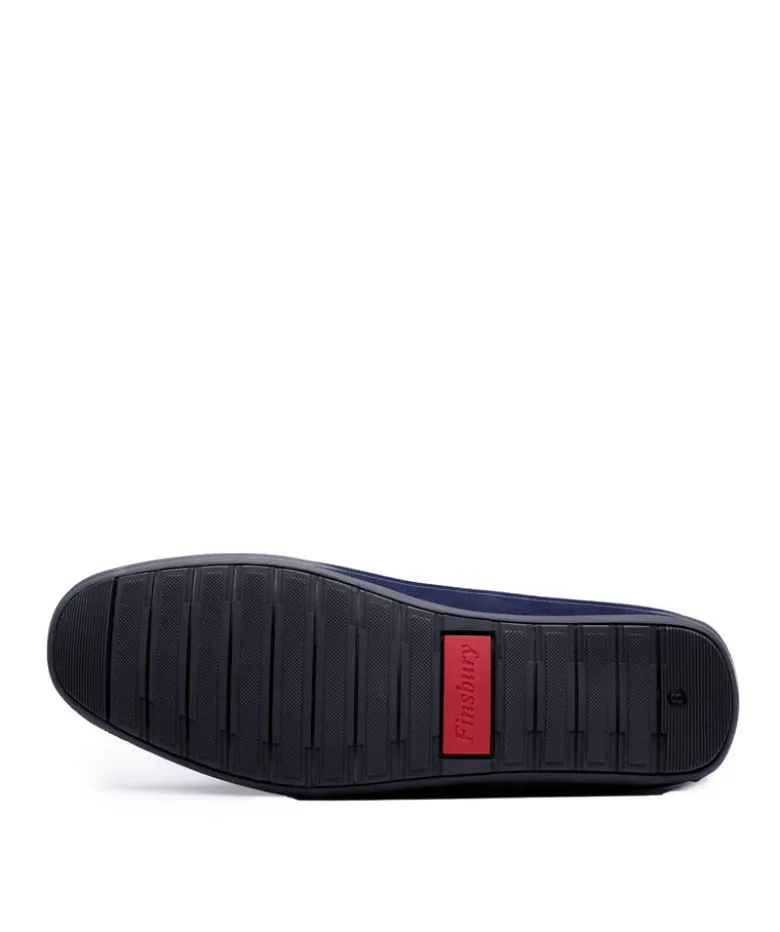 Mocassin DANDY Veau Velours Bleu Marine