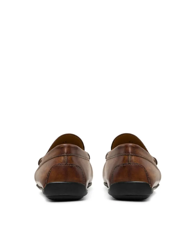 Mocassin LUCA Gold Patiné