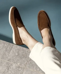 Mocassin MONACO Daim Marron