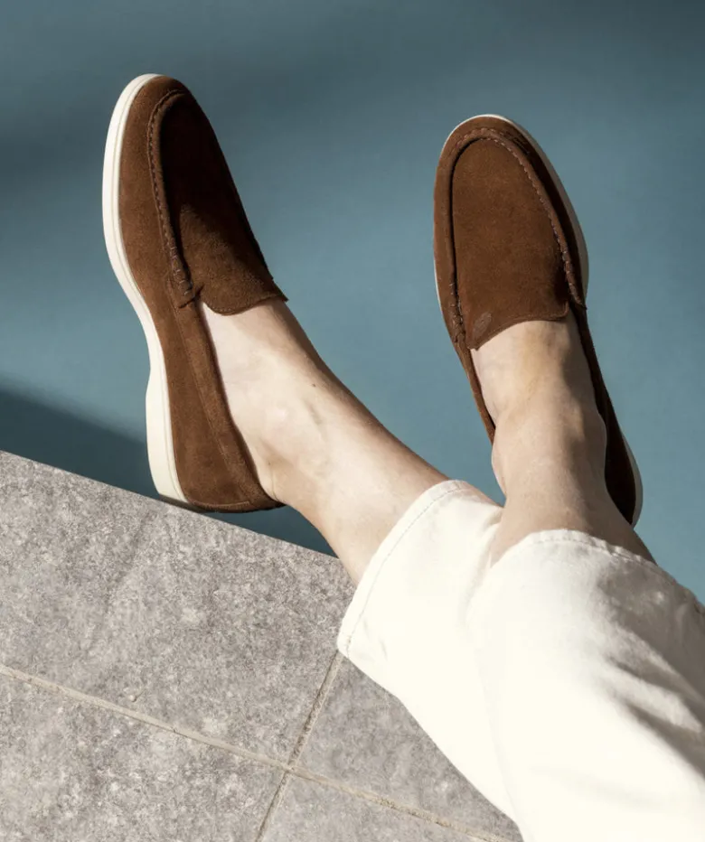 Mocassin MONACO Daim Marron