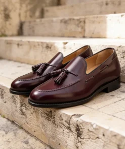 Mocassin OLDEN Bordeaux Lisse