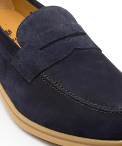 Mocassin PORTOBELLO Daim Bleu Marine