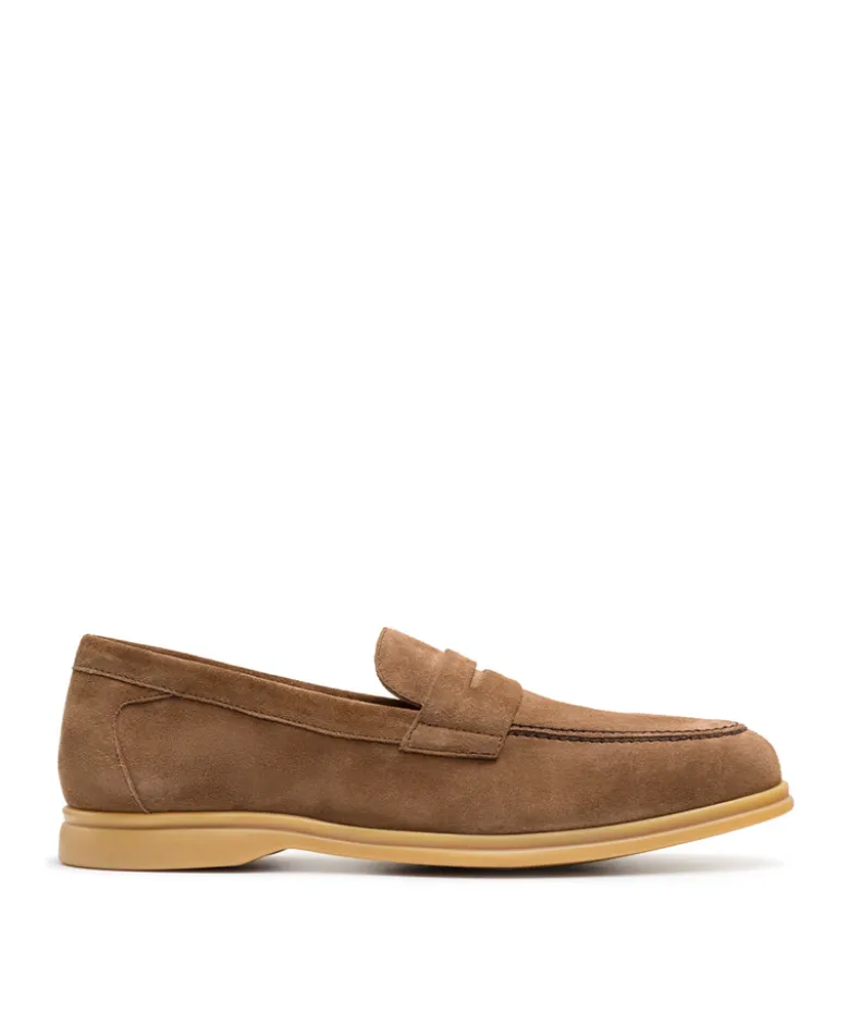 Mocassin PORTOBELLO Daim Noisette