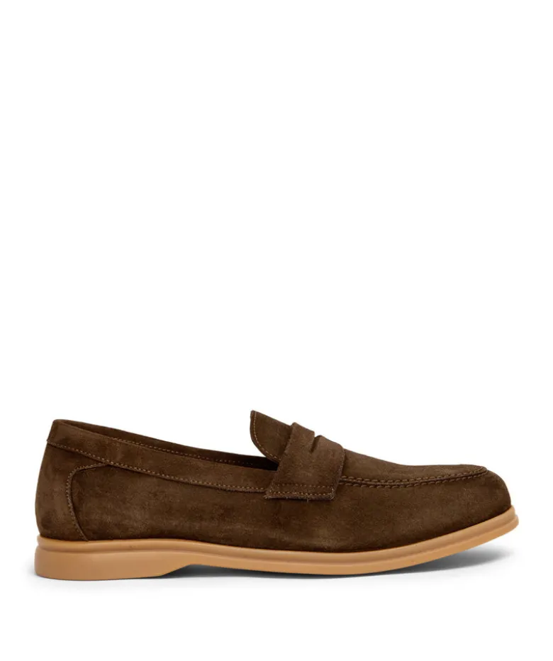 Mocassin PORTOBELLO Daim Olive Sombre