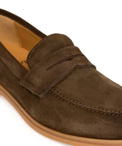 Mocassin PORTOBELLO Daim Olive Sombre