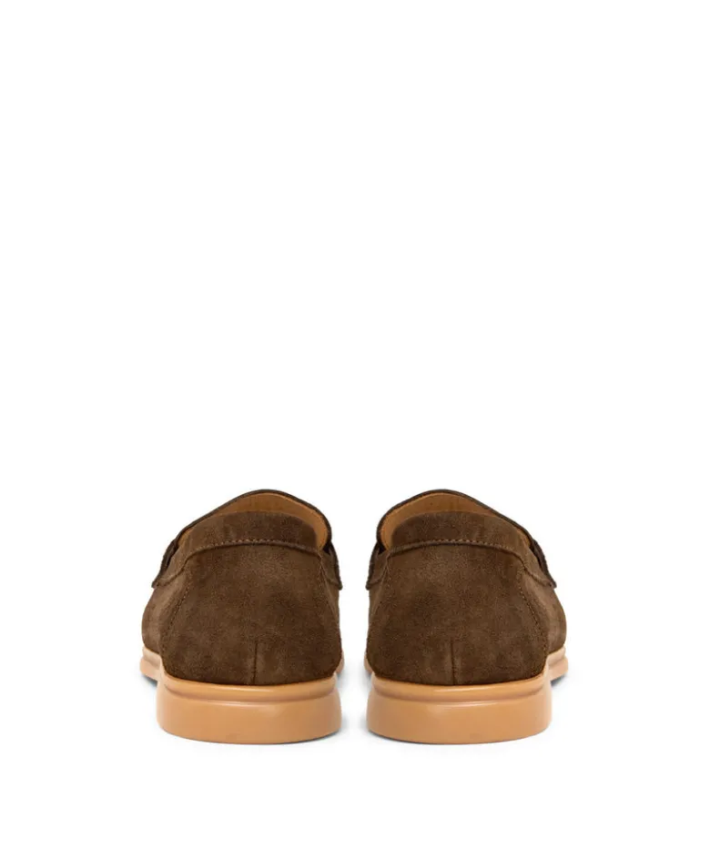 Mocassin PORTOBELLO Daim Olive Sombre