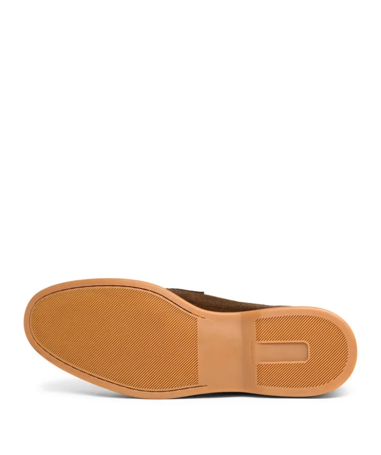 Mocassin PORTOBELLO Daim Olive Sombre