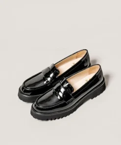 Mocassins ADELE Vernis Noir