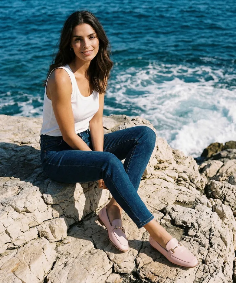 Mocassins AMELIE Rose Pétale