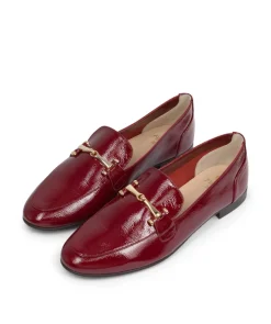 Mocassins AMELIE Vernis Cerise