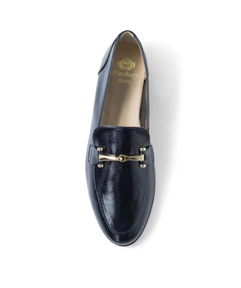 Mocassins AMELIE Vernis Marine
