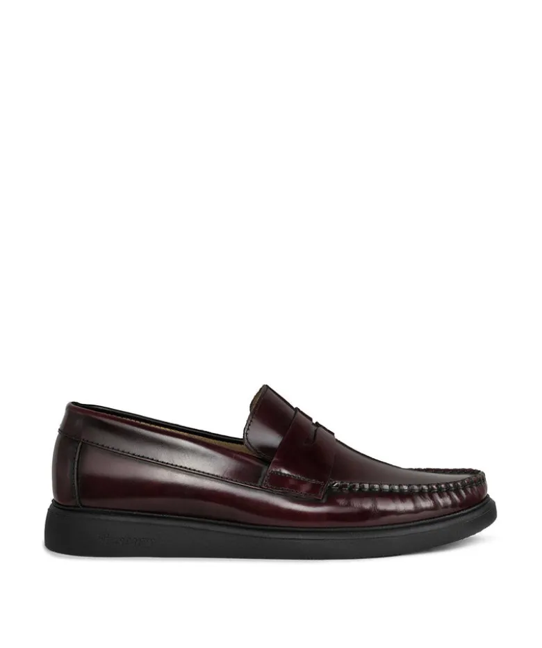 Mocassins EDUARDO Bordeaux Lisse