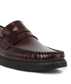 Mocassins EDUARDO Bordeaux Lisse