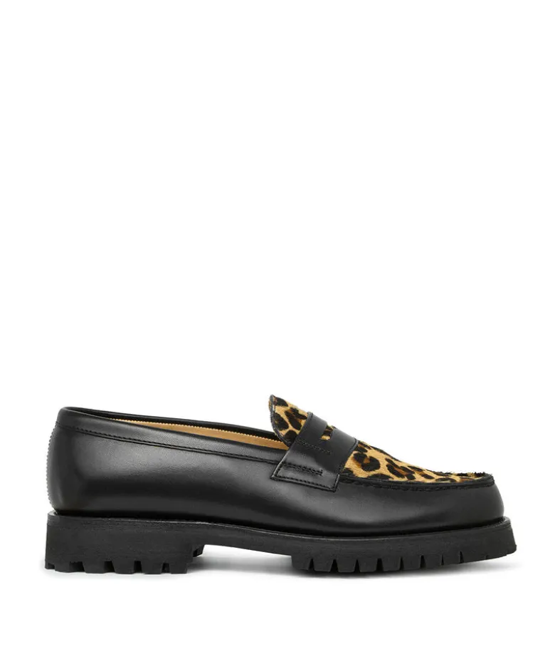 Mocassins LILOU Gomme Léopard