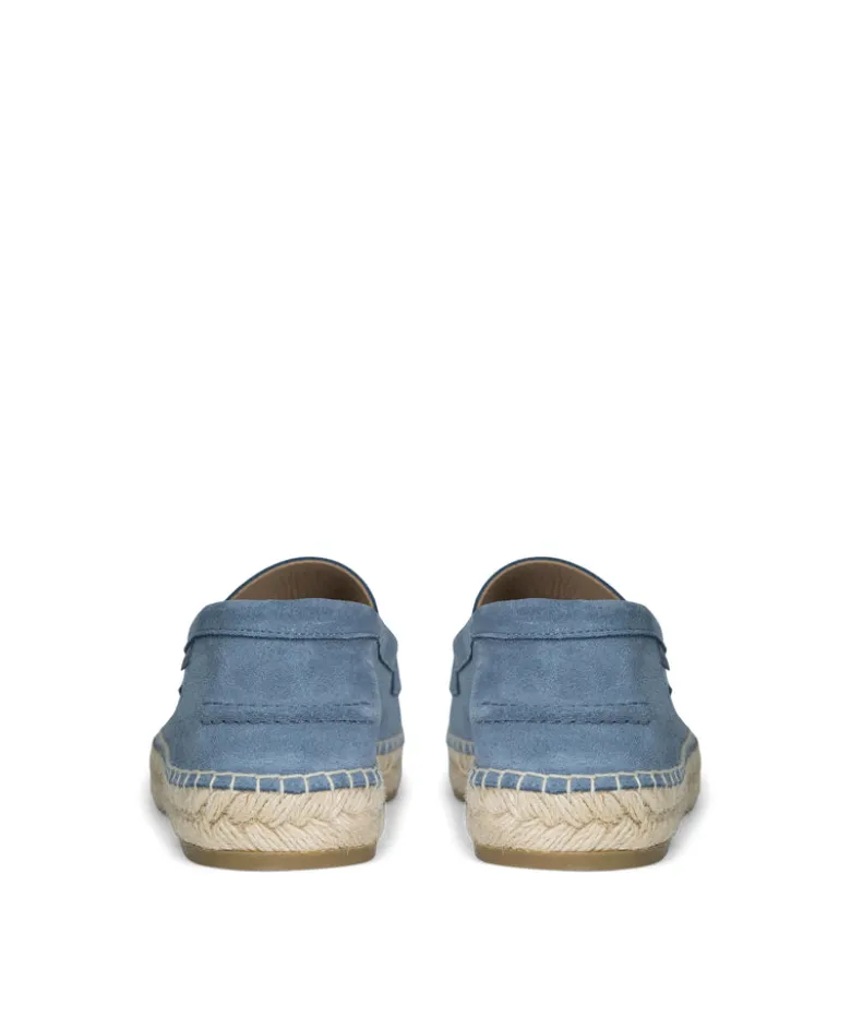 Mocassins NEVADA Daim Bleu