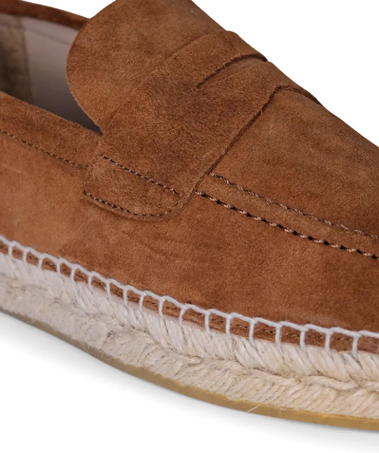Mocassins NEVADA Daim Marron