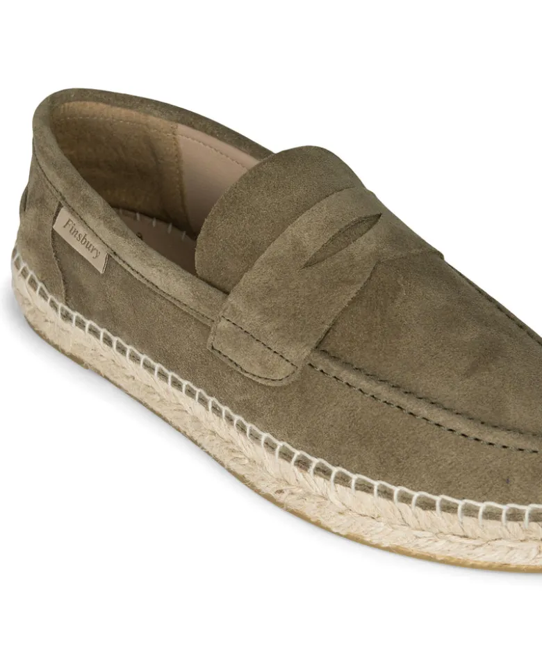 Mocassins NEVADA Daim Olive