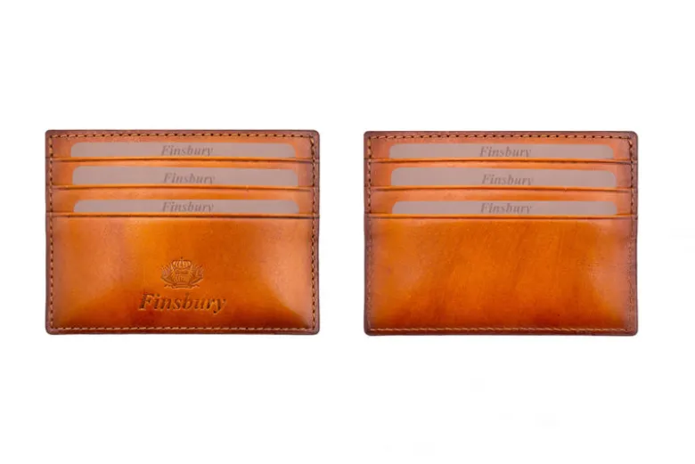 Porte-cartes Gold Patiné