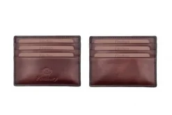 Porte-cartes Marron Patiné