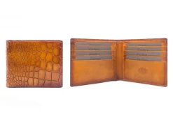 Portefeuille Croco Gold
