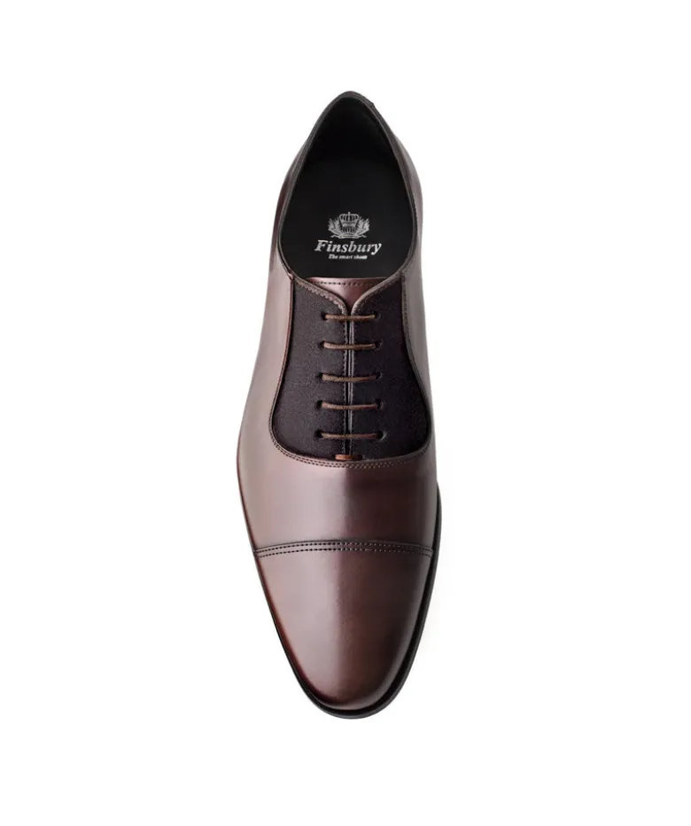 Richelieu HEATHROW MARRON BI MATIERE