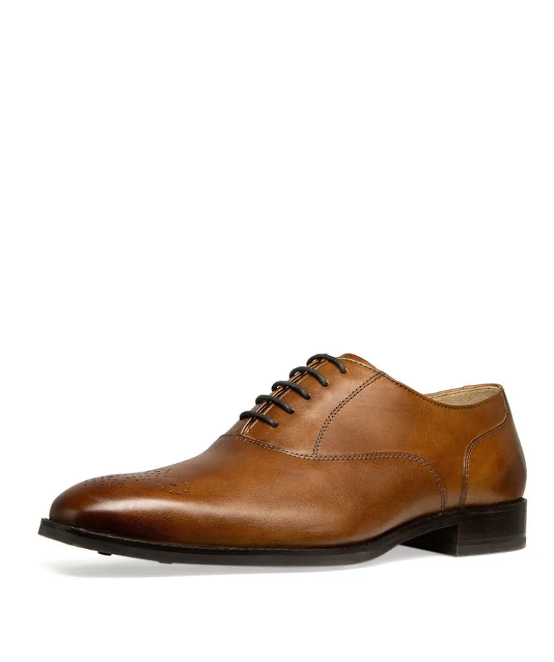 Richelieu JERSEY Marron Patiné